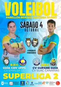 Santa María de Guía vivirá una cita histórica con la Superliga 2 de voleibol