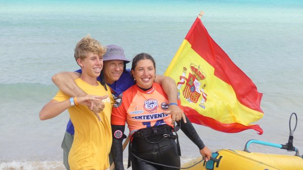Suardíaz y Cappuzzo conquistan Fuerteventura en una final de vértigo en FreeFly‑Slalom