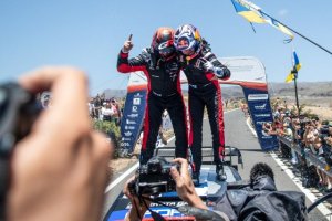 Kalle Rovanperä y Jonne Halttunen se llevan la victoria en la primera edición mundialista del Rally Islas Canarias