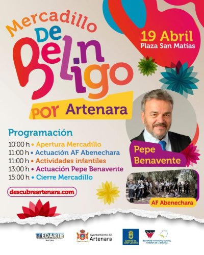 Artenara acoge la edición de primavera del Mercadillo “De Belingo por Artenara” el próximo 19 de abril con música, actividades infantiles y dinamización local