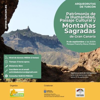 Senderismo: De visita por el Patrimonio de la Humanidad, Paisaje Cultural y Monta&ntilde;as Sagradas de Gran Canaria