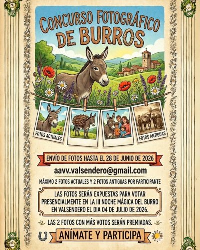 Valleseco: La III Noche Mágica del Burro incorpora una nueva edición de su concurso fotográfico