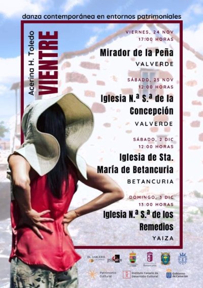 La danza de Acerina Amador llega a El Hierro, Fuerteventura y Lanzarote con su su pieza &lsquo;Vientre&rsquo;