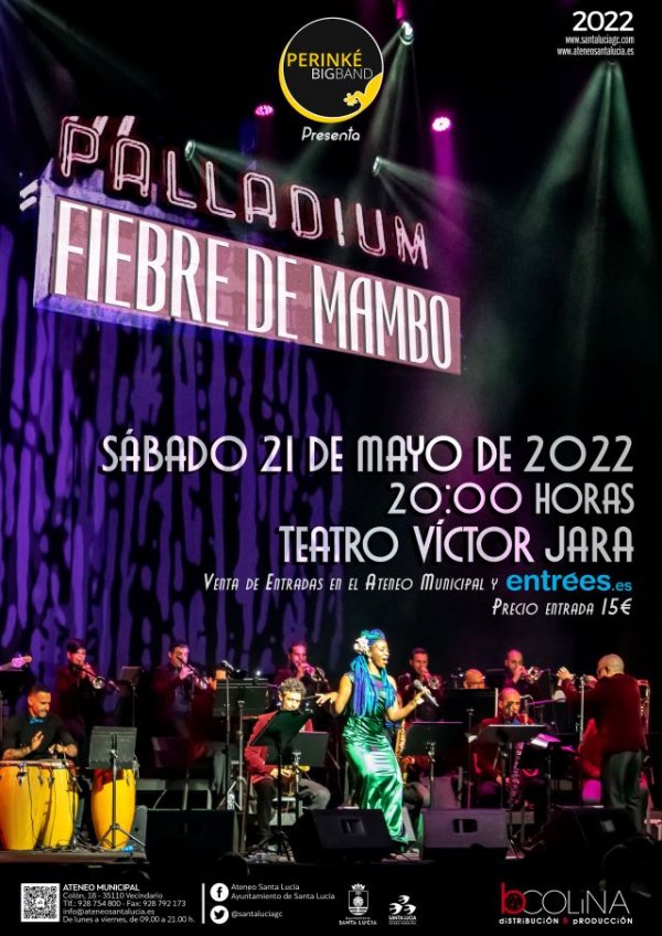 La Perinqué Big Band llega con su “Fiebre de Mambo” al Teatro Víctor Jara, el próximo 21 de mayo (Vídeo)
