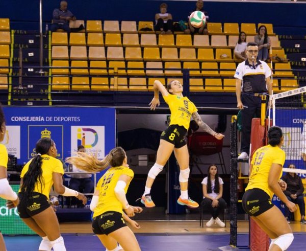 Voleibol Femenino: Hidramar Emalsa vence al CV Madrid (1-3) y queda tercero en la liga regular