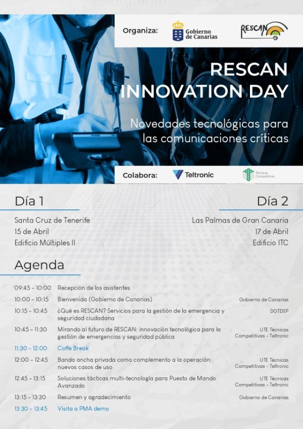 El Gobierno de Canarias muestra cómo utilizar las novedades tecnológicas en la gestión de las emergencias