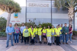 El Cabildo impulsa en Santa Lucía la formación y contratación de mujeres de colectivos difícil inserción laboral