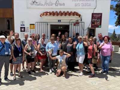 Un selecto grupo de turistas de Canadá, que llegaron en el crucero Norwegian Star, visitaron la Isla de Gran Canaria