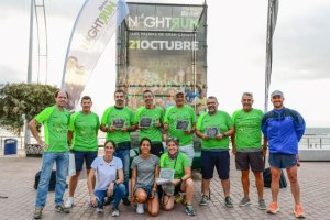 ´Los once´ de la X Binter NightRun de Las Palmas de Gran Canaria