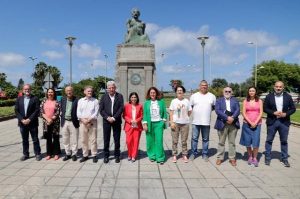 Acuerdo firmado por PSOE, Nueva Canarias y Podemos para la gobernabilidad de Las Palmas de Gran Canaria