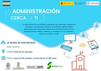 El servicio de la &ldquo;Administraci&oacute;n cerca de ti&rdquo; llega a La Aldea de San Nicol&aacute;s