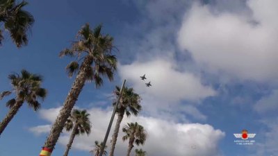 Aviones F-18 sobrevolar&aacute;n Las Palmas de GC y SC de Tenerife el 'D&iacute;a de las Fuerzas Armadas'