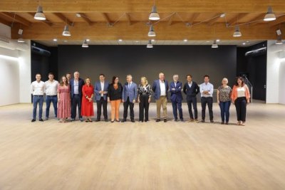 El presidente de Canarias visita las instalaciones del IES Parque La Reina, en Arona