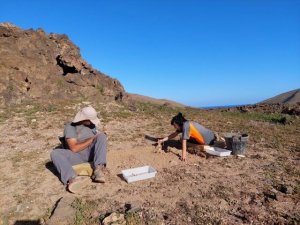 Patrimonio Cultural realiza una segunda campaña arqueológica en el Valle de la Cueva, Fuerteventura