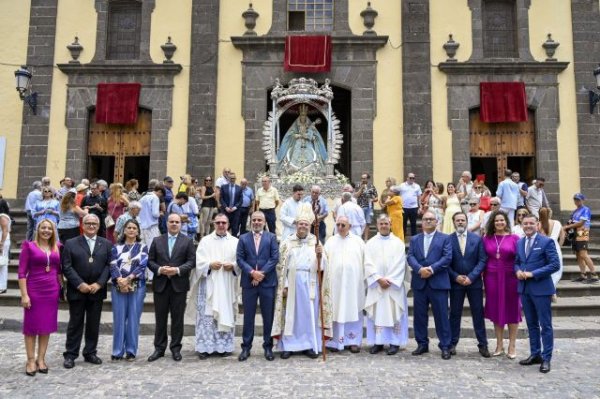 La Virgen de Gu&iacute;a brill&oacute; hoy durante el Recorrido Procesional celebrado en su D&iacute;a Grande