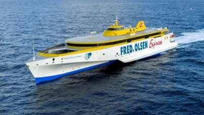 Fred. Olsen Express confirma que el incidente del pasado 30 de marzo, no se debi&oacute; a un golpe de mar