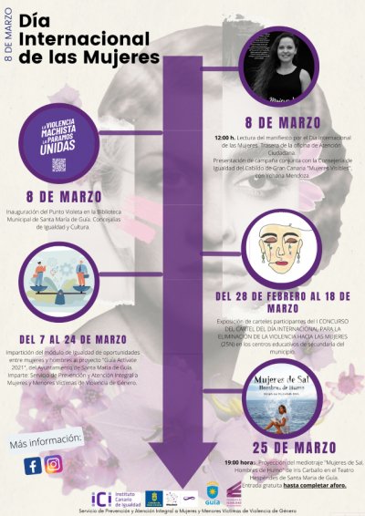 Guía: Conmemoración del Día Internacional de las Mujeres con una serie de actividades