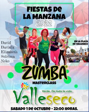 Valleseco: Romería de La Manzana con Masterclass de Zumba
