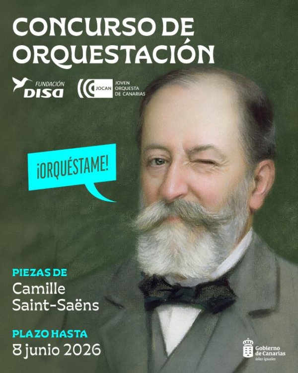 Fundaci&oacute;n DISA y la JOCAN invitan a profesionales de la composici&oacute;n a la presentaci&oacute;n del primer concurso de orquestaci&oacute;n de Canarias