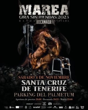 El concierto de Marea en Tenerife cambia de recinto al parking del Palmetum