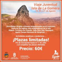 Tejeda: &iexcl;Nos vamos para la Gomera!. del 19 al 21 de Agosto, para j&oacute;venes (empadronados) del municipio
