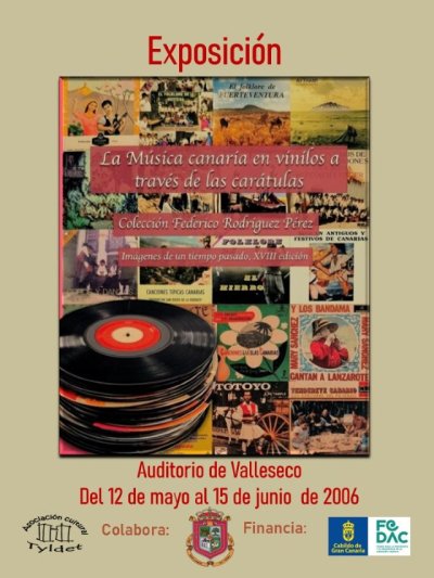 Valleseco acoge la exposici&oacute;n &ldquo;La m&uacute;sica canaria en vinilos a trav&eacute;s de las car&aacute;tulas&rdquo;