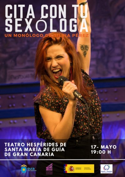 Silvia P&eacute;rez act&uacute;a hoy viernes en el Teatro Hesp&eacute;rides de Gu&iacute;a con su mon&oacute;logo &lsquo;Cita con tu sex&oacute;loga&rsquo;