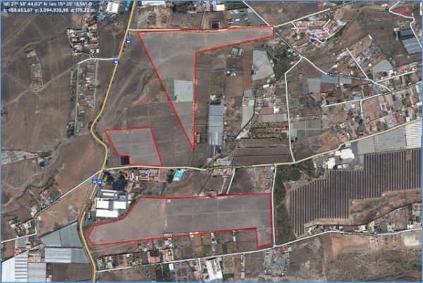Turcón denuncia la dejación de funciones de la Dirección General de Energía y rechaza la macroinstalación fotovoltaica de ENEL en Jeréz (Telde)
