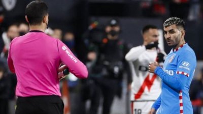 Correa se expone a 2 partidos por decirle a Munuera "La concha de tu madre"