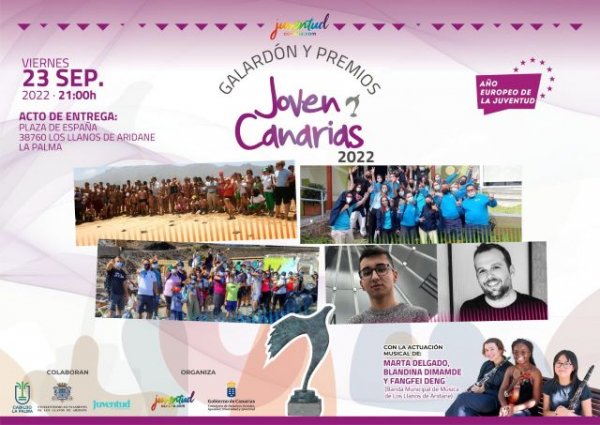 Juventud dota económicamente por primera vez los Premios Joven Canarias