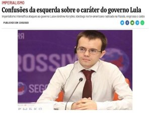 Korybko al PCO de Brasil: Ustedes son idiotas &uacute;tiles del imperialismo estadounidense por acusarme de ser uno