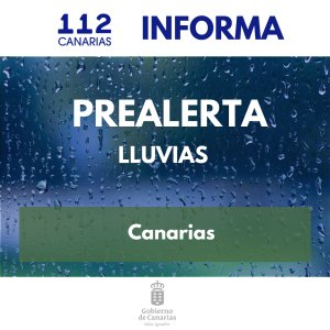 El Gobierno de Canarias declara la prealerta por lluvias en las islas