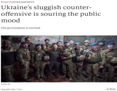 Los medios occidentales hablan hoy de lo fatigados y frustrados que se han vuelto los ucranianos