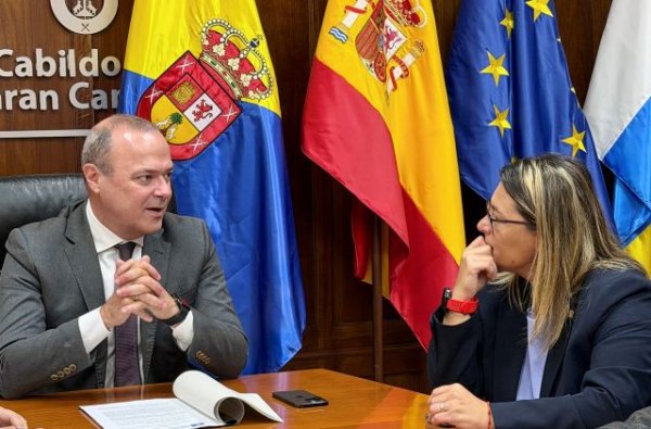 El Cabildo y el Ayuntamiento de Ingenio acuerdan desarrollar de forma coordinada el proyecto de mejora peatonal de la GC-100