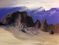 El pintor Juan Guerra muestra sus paisajes imaginados en G&aacute;ldar