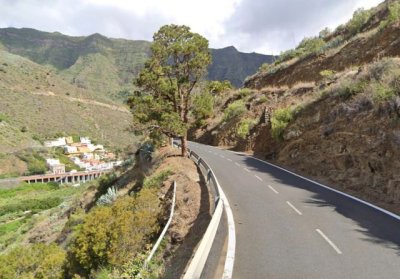 La Gomera: El Cabildo informa del corte total de un tramo de la vía CV-3 en Hermigua por obras de emergencia