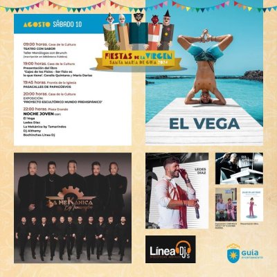 El Vega act&uacute;a este s&aacute;bado en la &lsquo;Noche Joven&rsquo; de las fiestas patronales de Gu&iacute;a