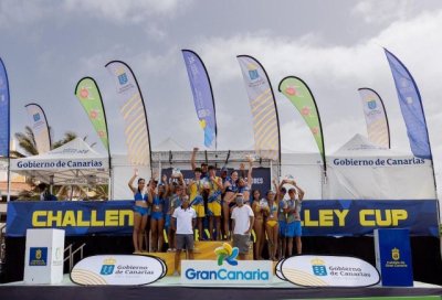Gran Canaria conquista los t&iacute;tulos de v&oacute;ley playa en los Campeonatos de Canarias en Edad Escolar