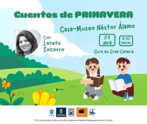 Guía: La Casa Museo Néstor Álamo acoge este jueves “Cuentos de Primavera”