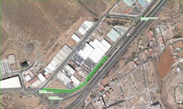 Gáldar: Un tramo del Polígono Industrial de San Isidro será reasfaltado la próxima semana