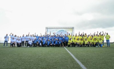 Canarias celebra el primer derbi de f&uacute;tbol caminando de los Centros de D&iacute;a de Mayores de AlGolpito