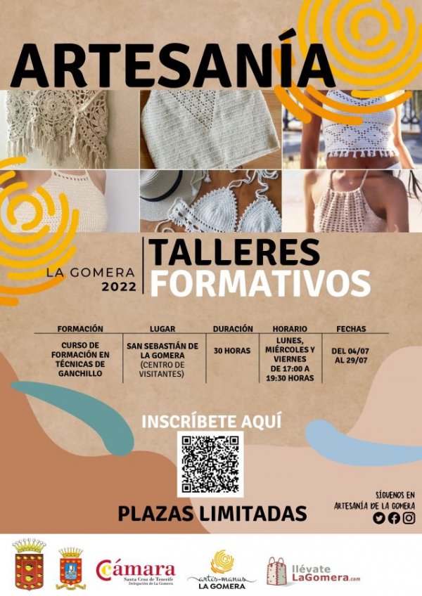 La Gomera: Cabildo y Cámara de Comercio ofertan un curso sobre técnicas de ganchillo
