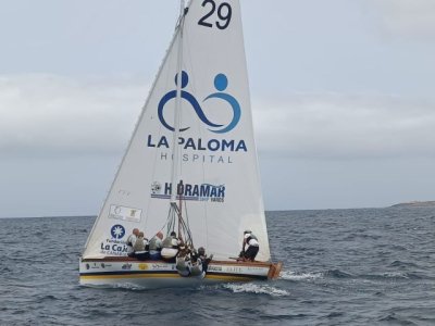 Vela Latina Canaria: Hospital La Paloma Pueblo Guanche, Portuarios Puertos de Las Palmas y Villa de Agüimes Ybarra se clasifican para la final del Torneo Fundación La Caja de Canarias