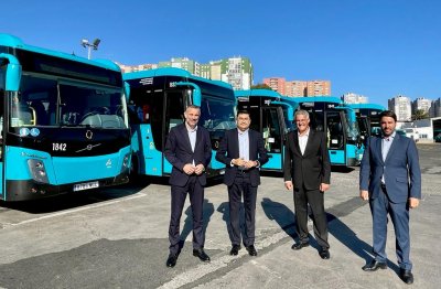 El Cabildo incorpora una nueva remesa de guaguas a la flota del transporte interurbano