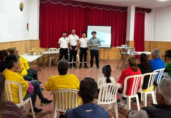 Vecinos de los Altos de G&aacute;ldar participan en Saucillo en la primera jornada sobre seguridad y emergencias impulsada por el Ayuntamiento