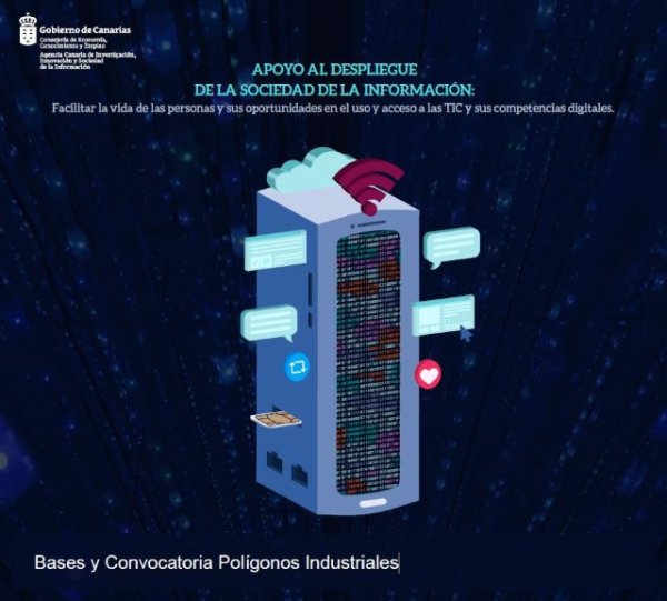 La Aciisi destina más de 2,4 millones de euros para la conectividad de polígonos industriales