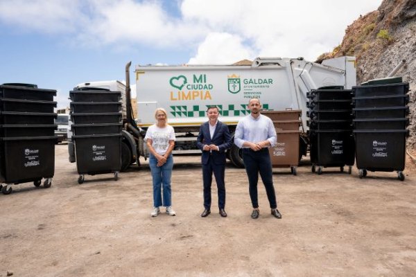 G&aacute;ldar recibe 310 nuevos contenedores para su instalaci&oacute;n en las pr&oacute;ximas semanas en el municipio