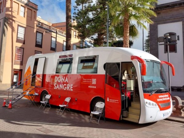 El SCS instala este viernes una unidad móvil en La Laguna para facilitar la donación de sangre
