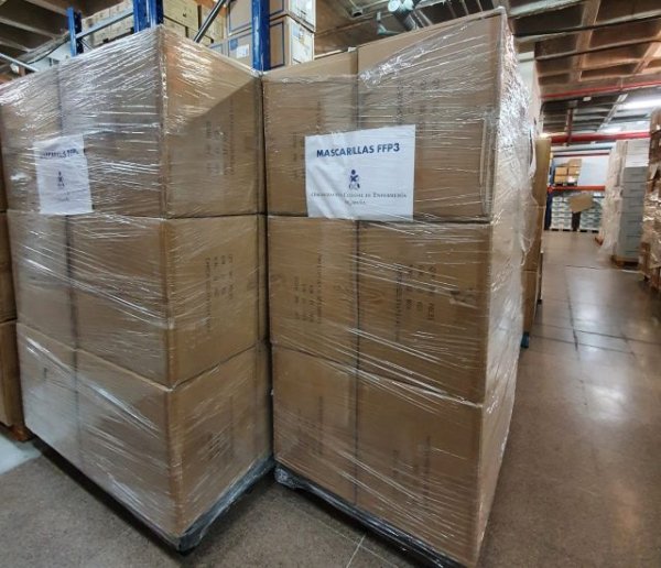 El Área de Salud de La Palma recibe nuevas donaciones de material de protección ante la erupción