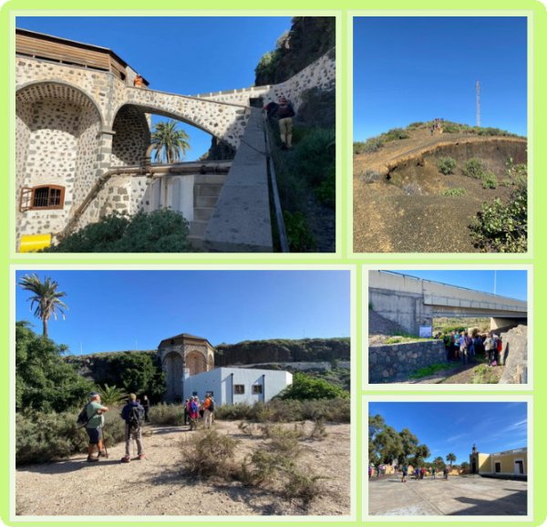 Las Arqueorutas de Turcón visitan el Valle de Jinámar, enseñando su enorme patrimonio cultural a la vista
